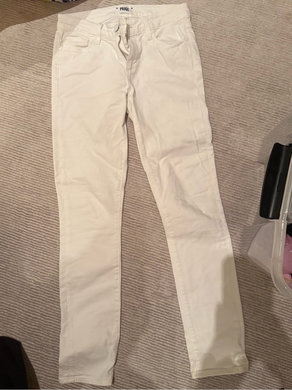 PAIGE White Skinny Jeans